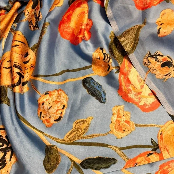 Only &7/Yard
5 Yards of Multicolor Floral Print Luxurious Satin Fabric - Picture 2 of 2